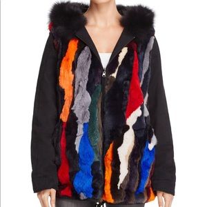 Aqua Reversible Anorak Jacket